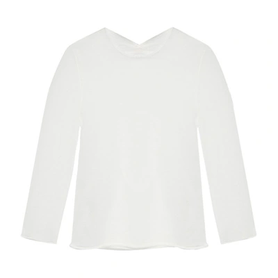 Tory Burch Sheer Sweater In 110