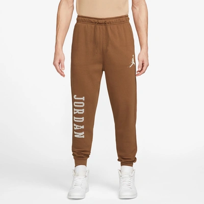 Jordan Men's  Essentials Holiday Fleece Pants In Brown