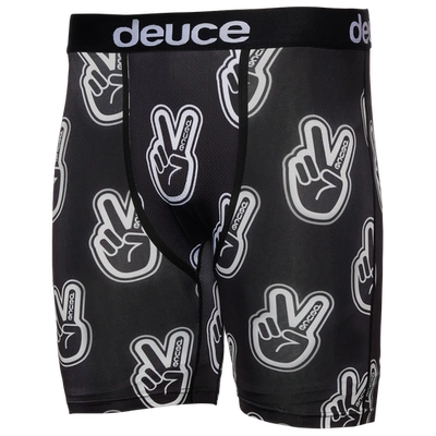 Deuce Mens  Peace Underwear In Black/white