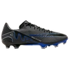 Nike Men's Mercurial Vapor 15 Academy Multi-ground Low-top Soccer Cleats In Black/chrome/hyper Royal