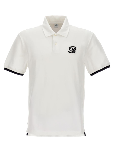 Berluti Logo Embroidery Polo Shirt In White