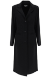 Loulou Studio Mill Wool And Cashmere Long Coat In Black