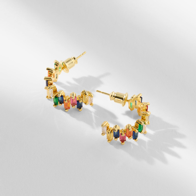 M.m.lafleur The Tia Earrings - Jewelry In Gold Multi