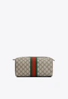GUCCI ALL-OVER LOGO POUCH BAG