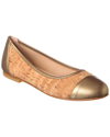 FRENCH SOLE FRENCH SOLE VENICE CORK & LEATHER FLAT