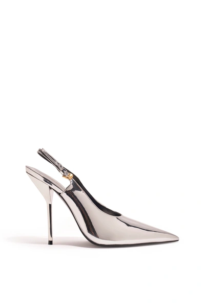 Altuzarra Larroudé X  'pump' In Silver