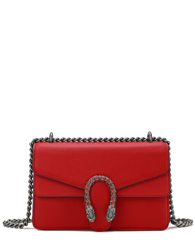 Tiffany & Fred Paris Shoulder Bag In Red