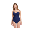 Profile By Gottex Tutti Frutti Underwire Tankini Top D-g Cups In Navy
