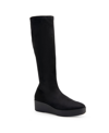 Aerosoles Binocular Boot In Black Faux Suede