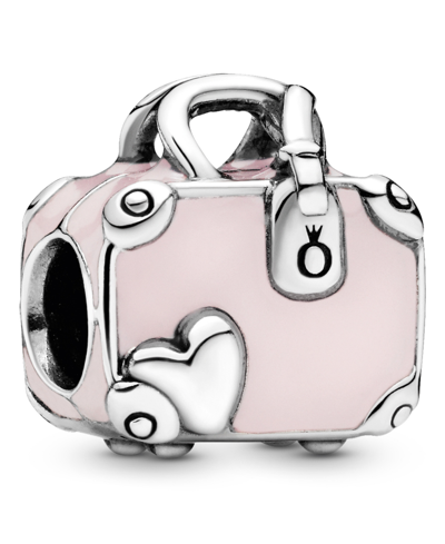 Pandora Sterling Silver Pink Travel Bag Charm