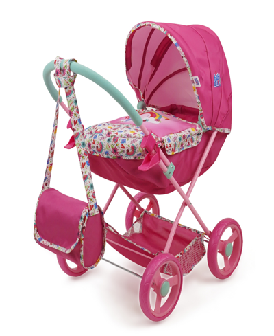 Baby Alive Deluxe Pink Rainbow Classic Doll Pram In Multi