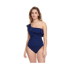 Profile By Gottex Tutti Frutti One-shoulder Tankini Swim Top In Navy
