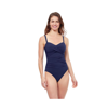 Profile By Gottex Tutti Frutti Underwire Tankini Top D-g Cups In Navy