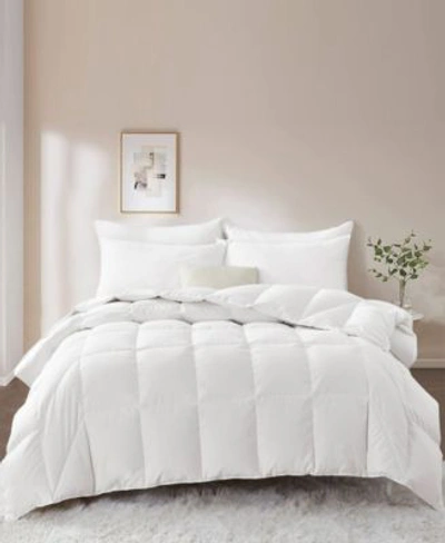 Unikome Ergonomic All Season Warm Cozy Goose Feather Duvet Collection In White