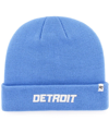 47 Brand Boys Blue Detroit Lions Basic Cuffed Knit Hat In Blue