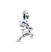 Pandora Cubic Zirconia Magical Christmas Reindeer Dangle Charm In Multicolor