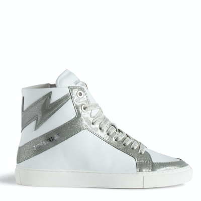 Zadig & Voltaire Zv1747 High Flash High-top Infinity Patent Trainers