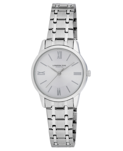 London Fog Women's Quartz Waverly Silver-tone Alloy Watch 32mm