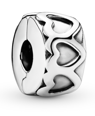 Pandora Sterling Silver Band Of Hearts Clip Charm