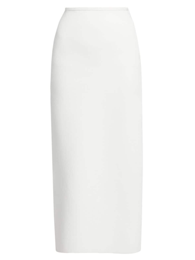 Jil Sander Women's Ribbed-knit Midi-skirt In Coconut