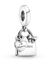 Pandora Sterling Silver Shopping Bag Dangle Charm In Silver