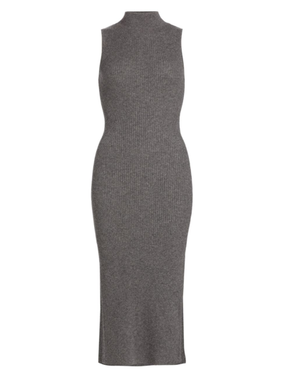 Reformation Women's Ida Cashmere Sleeveless Jumperdress In Thunder