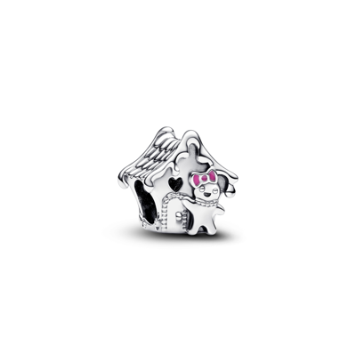 Pandora Sterling Silver Gingerbread House Charm In Multicolor