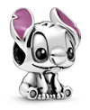 Pandora Sterling Silver Disney Lilo And Stitch Charm In Multicolor