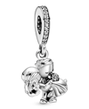 PANDORA CUBIC ZIRCONIA MARRIED COUPLE DANGLE CHARM