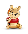 Pandora 14k Gold-plated Unique Metal Blend Multicolor Disney Winnie The Pooh Bear Charm In Multicolor