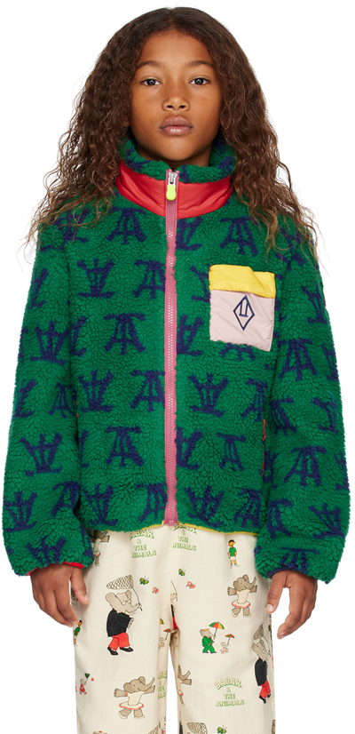The Animals Observatory Kids Green Save The Duck Edition Sheep Jacket