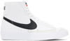 NIKE KIDS WHITE BLAZER MID '77 BIG KIDS SNEAKERS