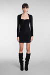 Isabel Marant Dwayne Flocked Crepe Blouse In Black