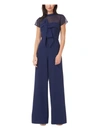 Js Collections Nova Bow Shoulder Wide Leg Jumpsuit In Multi