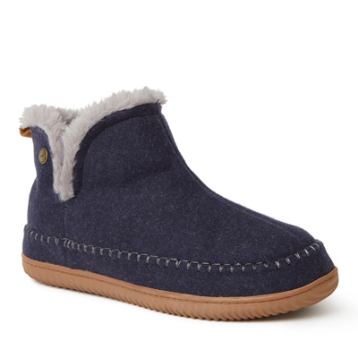 Dearfoams Dearfoam Alpine Men's Brixen Bootie Slippers In Blue