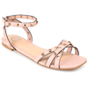 Journee Collection Collection Women's Tru Comfort Foam Zendaya Sandal In Gold
