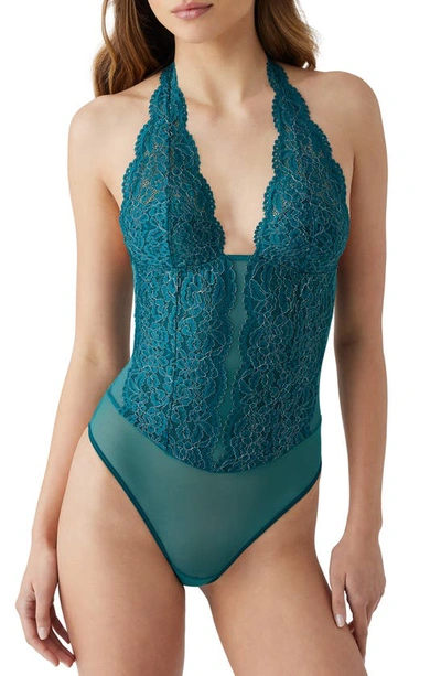 B.tempt'd By Wacoal Ciao Bella Lace Bodysuit In Spruced-up