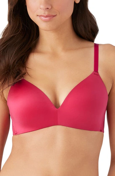 B.tempt'd By Wacoal Future Foundation Wireless T-shirt Bra In Persian Red