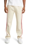 KAPPA AUTHENTIC AUDREY SIDE STRIPE BRUSHED TRICOT TRACK PANTS