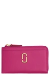 Marc Jacobs The J Marc Top Zip Card Case In Lipstick Pink