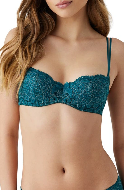 B.tempt'd By Wacoal Ciao Bella Balconette Bra In Spruced Up