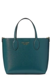 Kate Spade Medium Bleecker Saffiano Leather Tote In Artesian Green