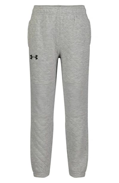 Under Armour Kids' Quilted Joggers In Mod Grey