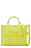 Marc Jacobs The Leather Medium Tote Bag In Yellow