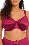 Elomi 'cate' Underwire Bra In Berry