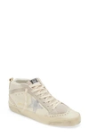 Golden Goose Midstar Sneaker In Worn White Multi
