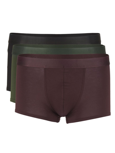 Cdlp Men's 3-pack Boxer-briefs In Black Army Brown