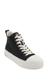 DKNY YASER MID TOP PLATFORM SNEAKER