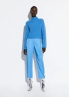 Lapointe Satin Belted Cropped Pant In 12