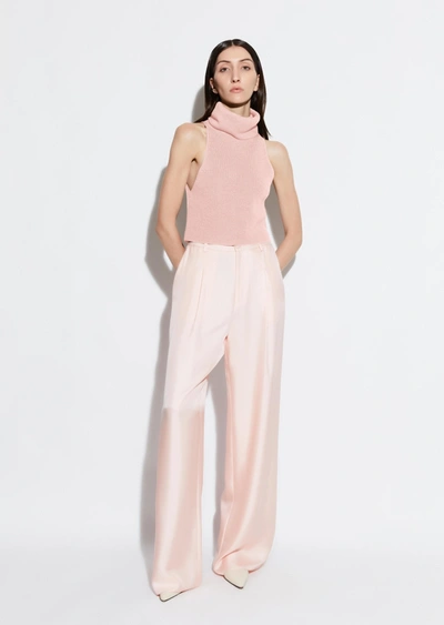 Lapointe Silky Twill Relaxed Pleated Pant In 12